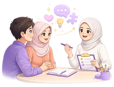Orang tua melakukan consultation